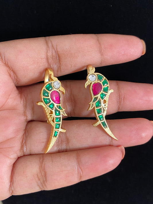 Peacock Jadau Kundan Bugadi | Inian Traditional Jewelry