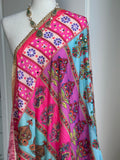 Digital Print Chinnon Dupatta | Multi Colour Mirror Work Dupatta | Party Wear Dupatta
