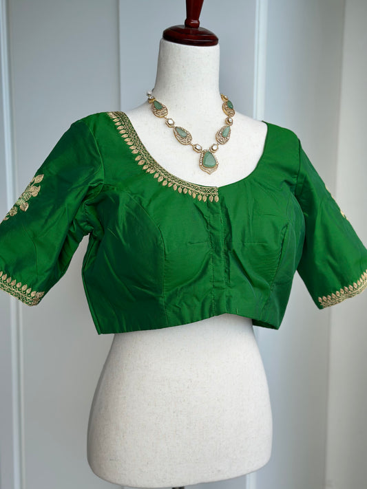 Cotton Silk Embroidery Blouse | Saree Blouses in USA