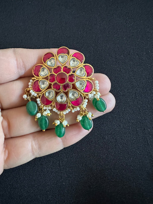 Jadau Kundan Pendant | Indian Trational Pendant