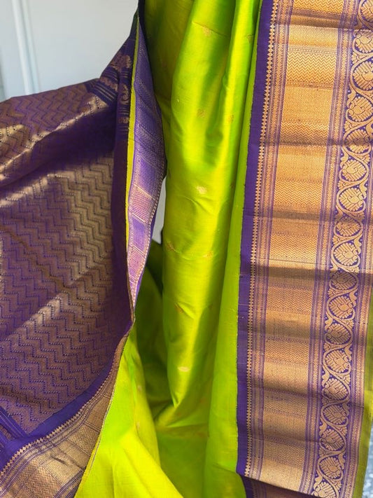 Pure Handloom Gadwal Pattu Saree | Indian Traditional Saree | Handloom Saree