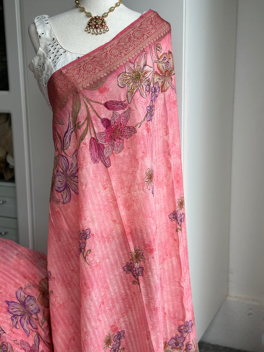 Crush Georgette Saree | Indian Saree