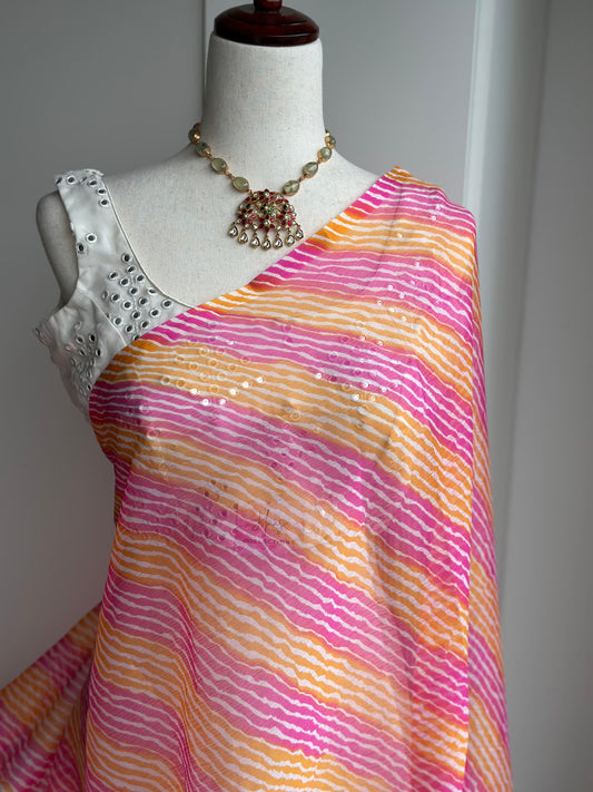 Chiffon Sarees | Lightweight Sarees In USA | fancy saree |