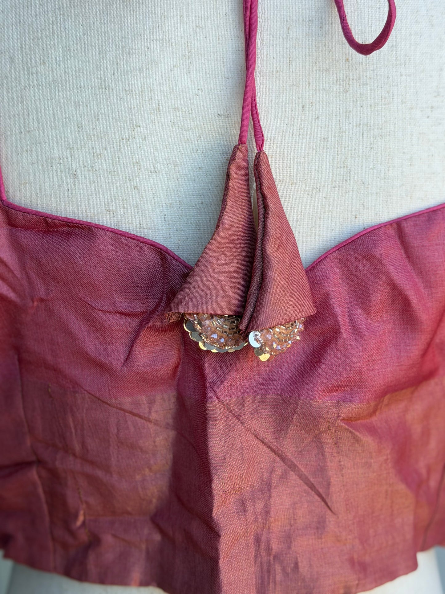 Floral Embroidery Premium Tussar Silk Saree | Partywear Saree | Sarees in USA