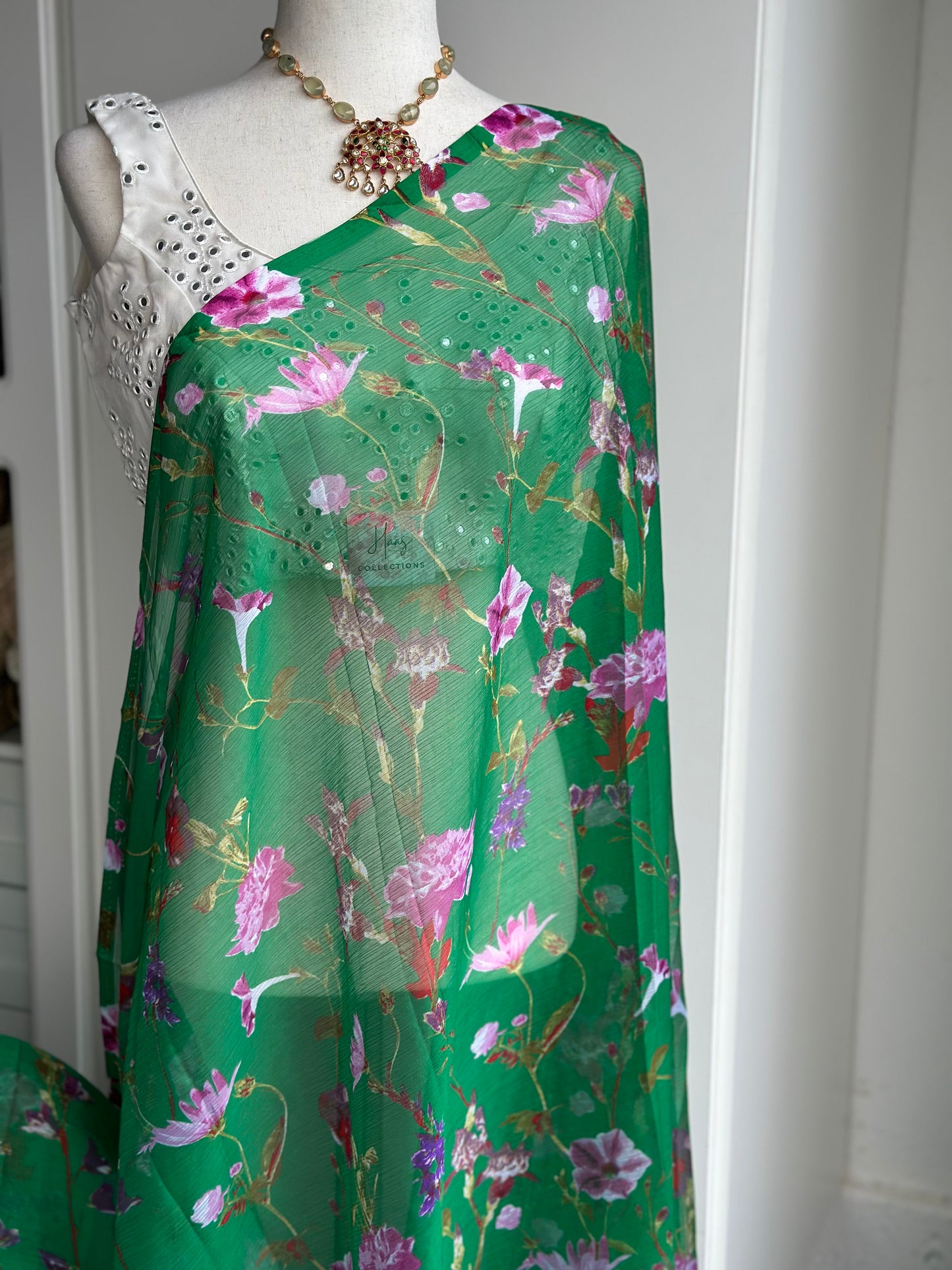 Simple Lightweight Chiffon Sarees | Fancy Saree
