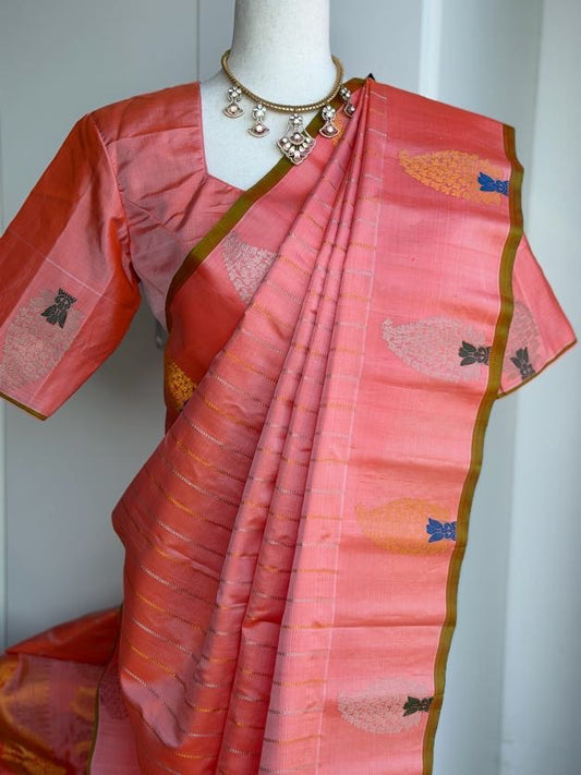 Pure Handloom Gadwal Pattu Saree | Indian Traditional Saree | Handloom Saree