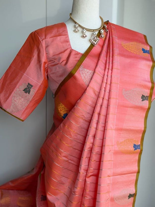 Pure Handloom Gadwal Pattu Saree | Indian Traditional Saree | Handloom Saree