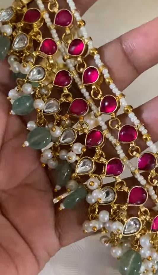 Jadau Kundan Choker Set | Indian Necklace In USA