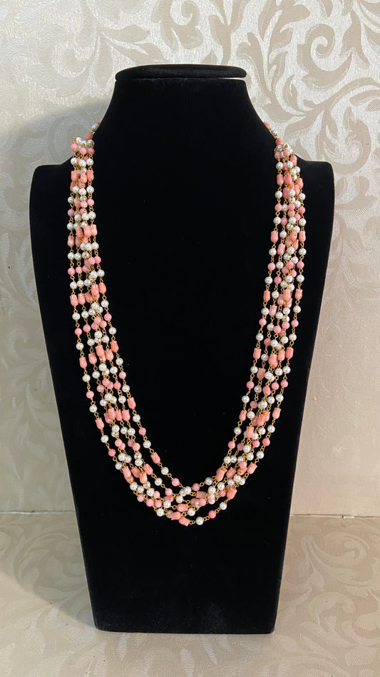 Tulip Pearl Necklace | Indian Traditional Jewelry