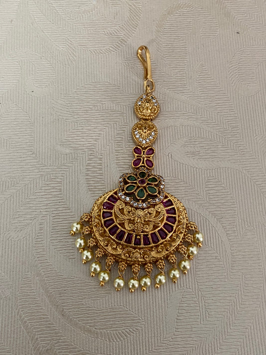 Antique Traditional Maang Tikka | Indian Jewelry