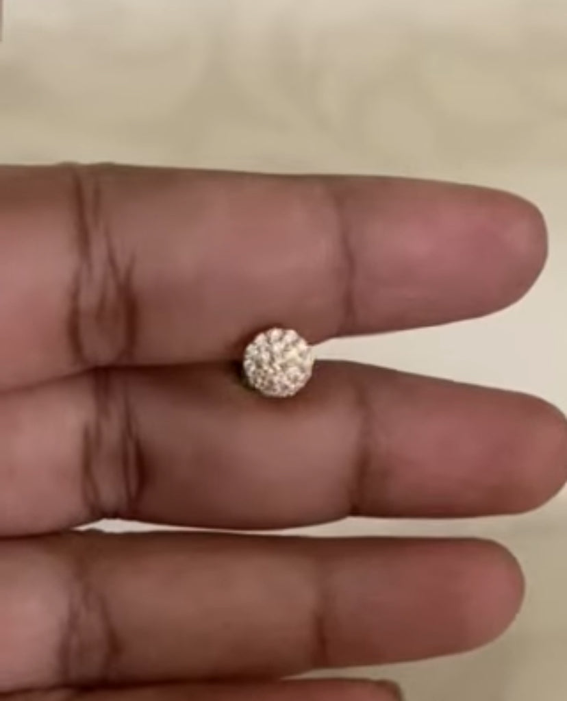 AD Green Pendant BlackBeads Necklace With Studs | Traditional Mangalasutra