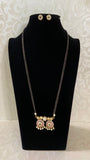 Antique Classic Mangalsutra | Long Mangalasutra With Earrings | Traditional Mangalasutra