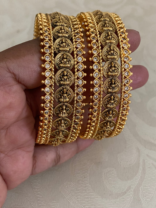 Antique Lakshmi Kasulu Bangles | Indian Traditional Jewelry In USA