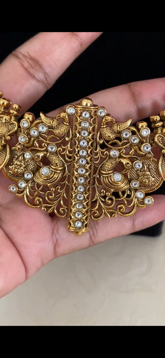 Traditional Kasula Haram With jumkis | Indian jewelry In USA