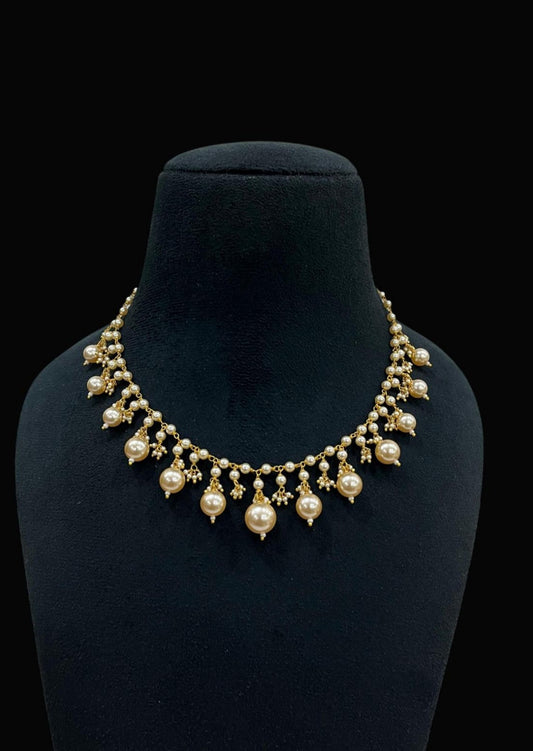 Taiwan Shell Pearl Drop Pearl Necklace | Indian Jewelry In USA