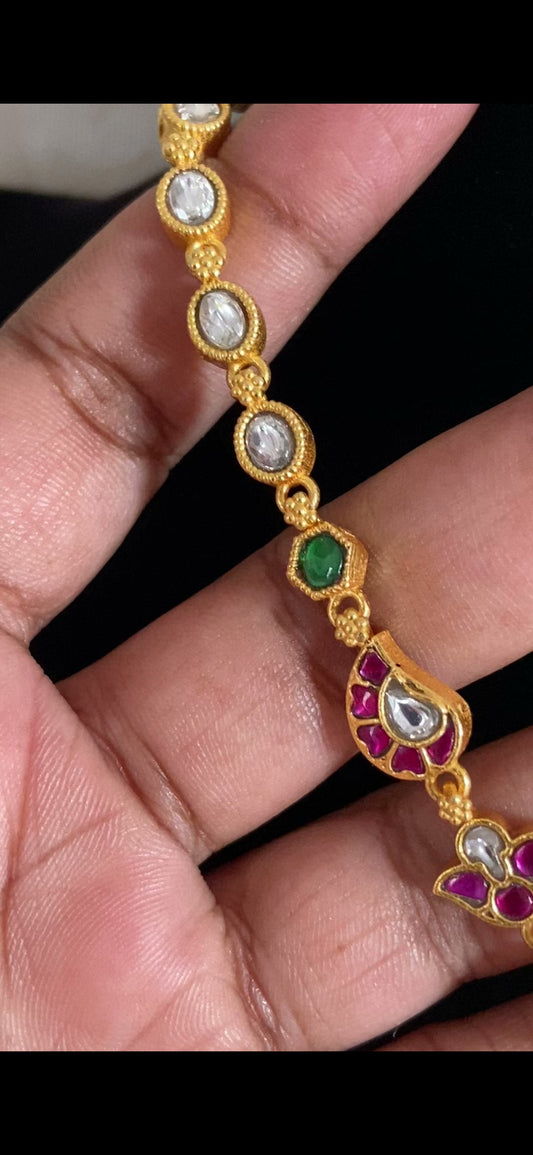 Simple Jadau Kundan Necklace | Indian Jewelry In USA