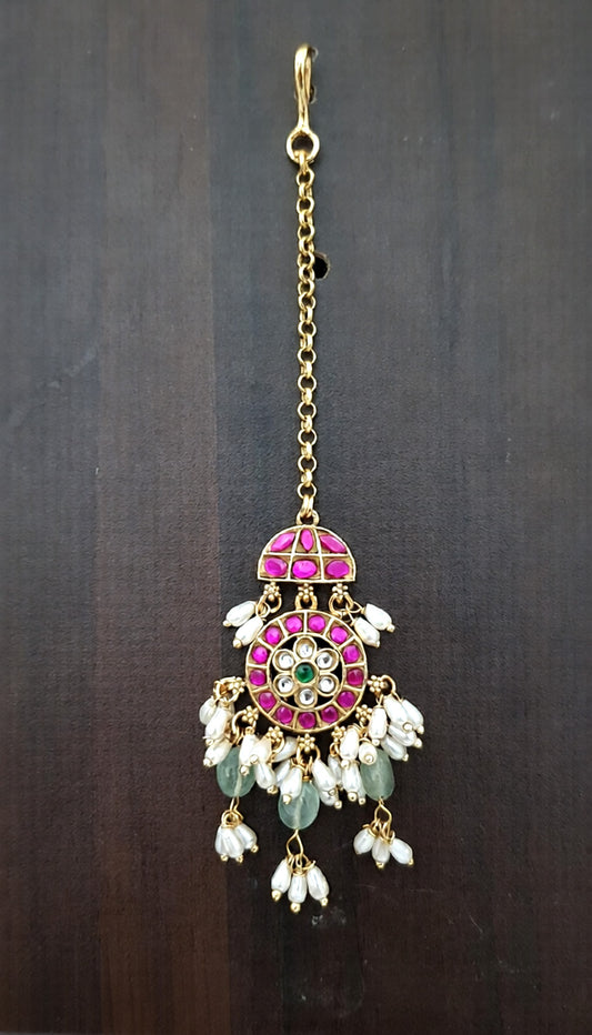 Jadau Kundan Maang Tikka | Traditional Maang Tikka | Gift Idea