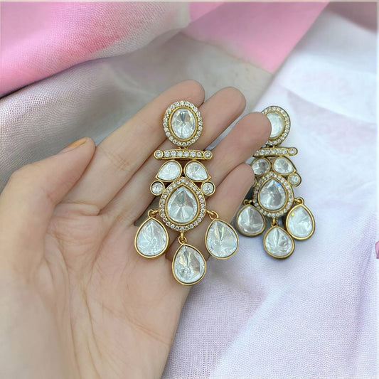 Moissanite Earrings | Indian jewelry in USA