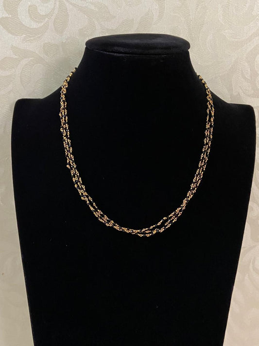 Black Beads Necklace | Traditional Mangalasutra