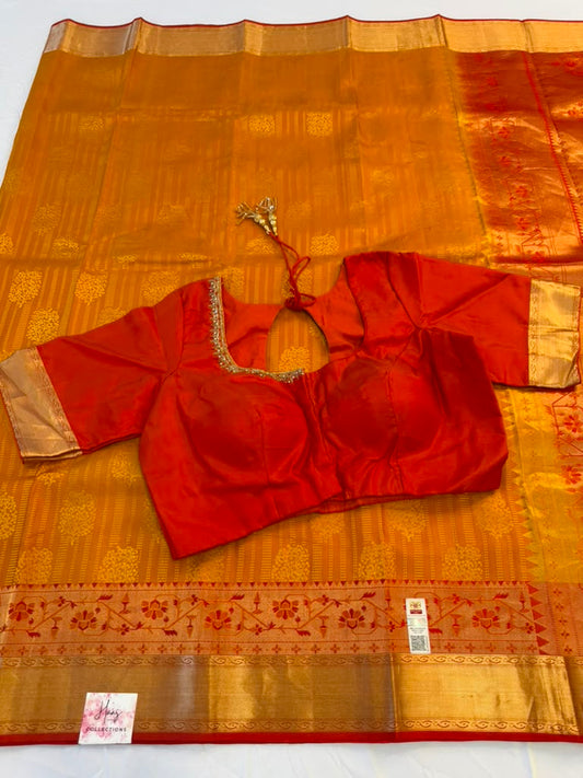 Pure Kanjivaram Pattu Saree | Silk mark certified saree | Indian Sarees in USA