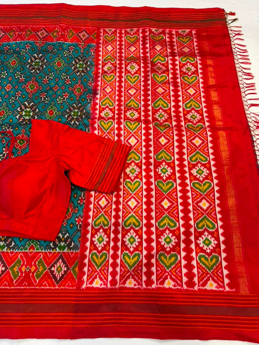 Handloom Ikkat Saree | Traditional Indian Saree | light weight silk sarees