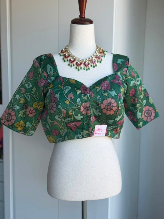 Kalamkari printed blouse | Saree blouses in USA