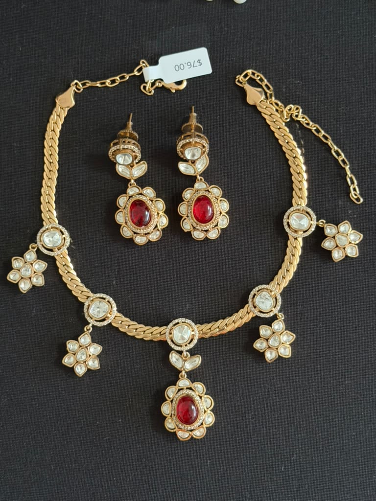 Antique Polki Kundan Necklace