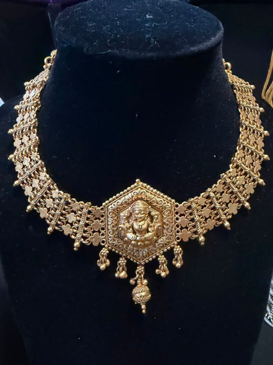 Antique Necklace With Jumkis | Indian Jewelry In USA | Traditional Temple Jewelry