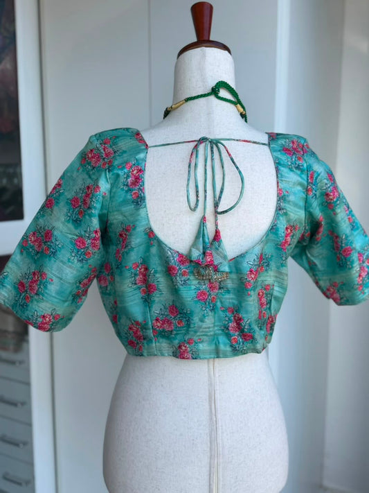 Floral Printed Blouse | Saree blouses in USA