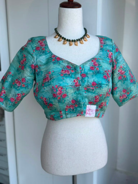 Floral Printed Blouse | Saree blouses in USA