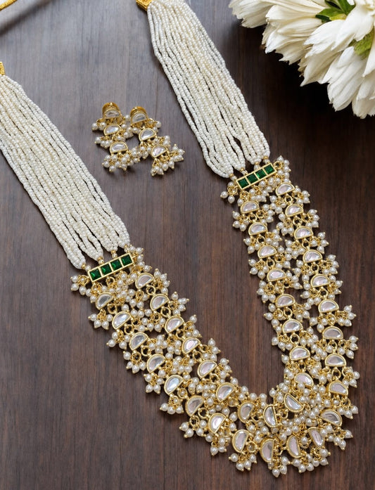 Kundan Pearl Necklace Set | Indian Jewelry In USA
