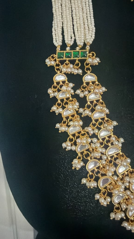 Kundan Pearl Necklace Set | Indian Jewelry In USA