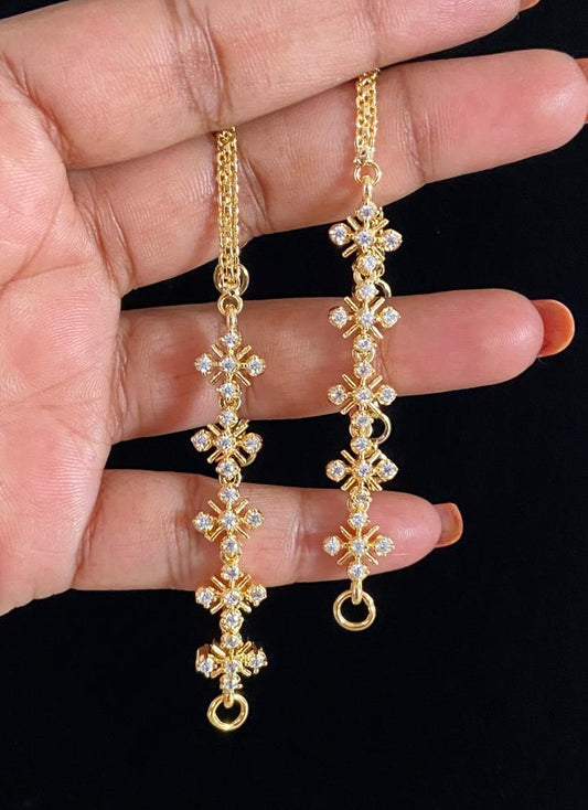 AD Matilu | Indian Ear Chains | Indian Traditional Jewelry In USA