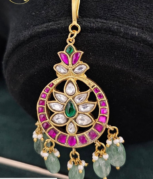 Jadau Kundan Maang Tikka | Indian jewelry in USA