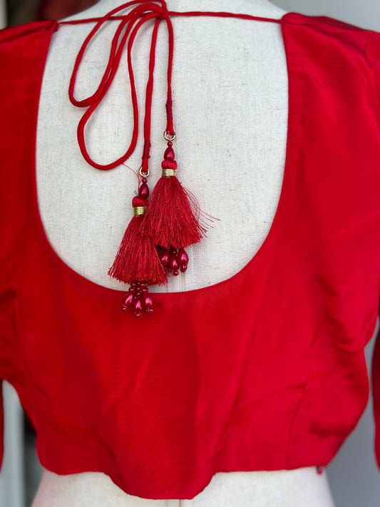 Red designer blouses | Partywear blouse | Saree blouse