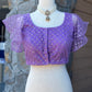 Lavender sequins blouse | Saree blouse | Cocktail party blouse