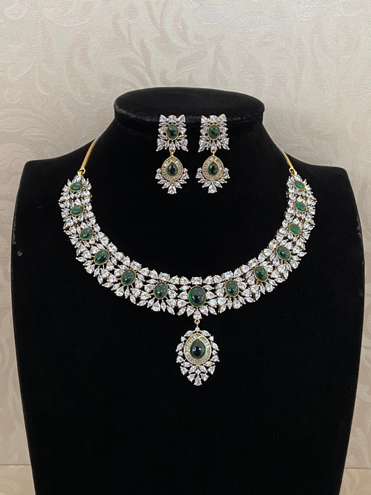 AD necklace | Dual tone necklace