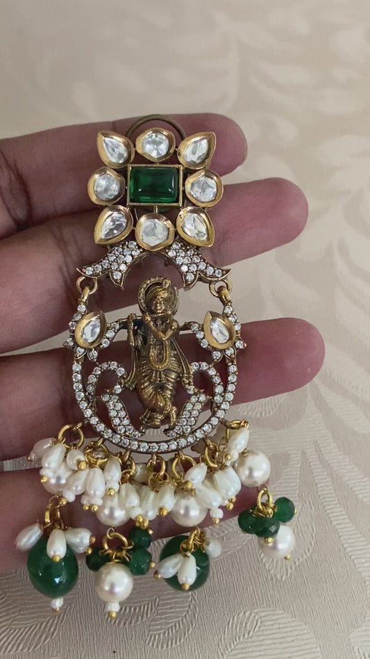 Grand Victorian dasavtar necklace | Bridal jewelry | Indian jewelry