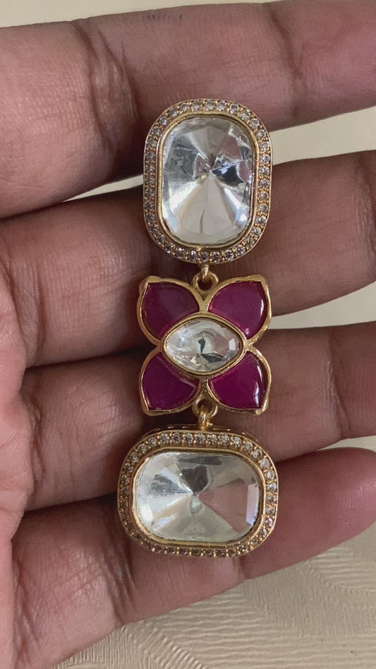 Moissanite Kundan necklace | Latest Indian jewelry