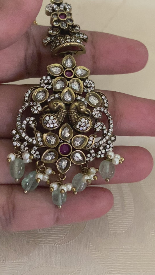 Victorian maang tikka | Indian jewelry in USA