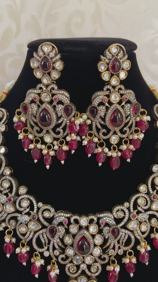 Grand Victorian necklace set | Latest Indian jewelry | Indian jewelry in USA