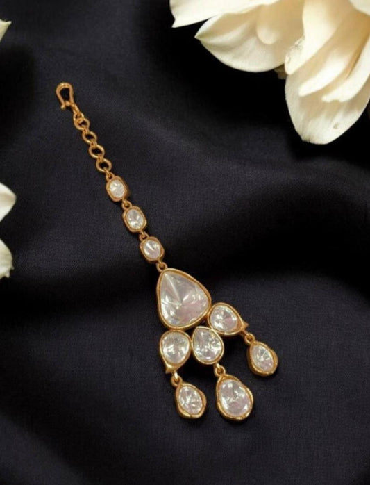 Moissanite Maang Tikka | Indian jewelry in USA