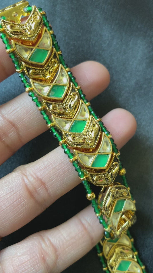 Handmade bracelet | kundan bracelet | Indian bracelet