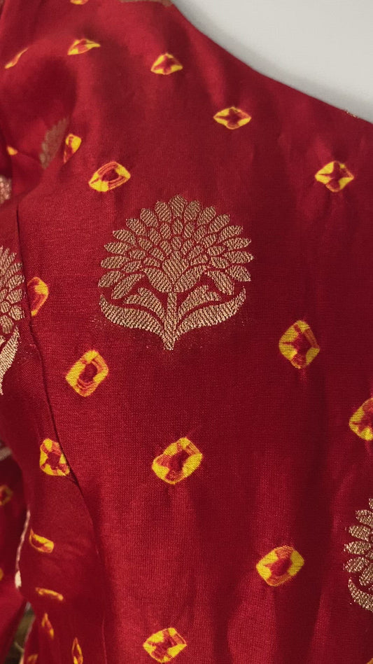 Bandini kalamkari party wear dress