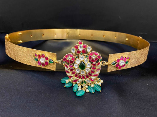Kids Jadau kundan waistbelt