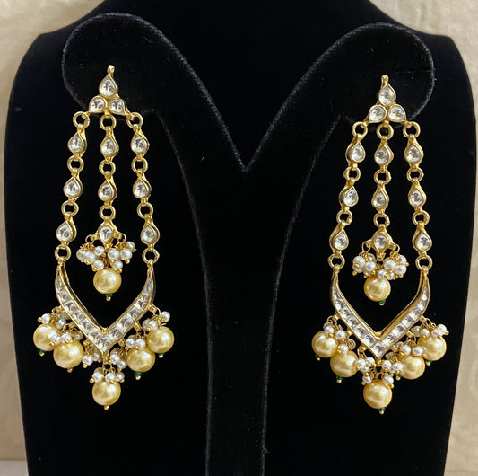 Kundan earrings | Handmade earrings