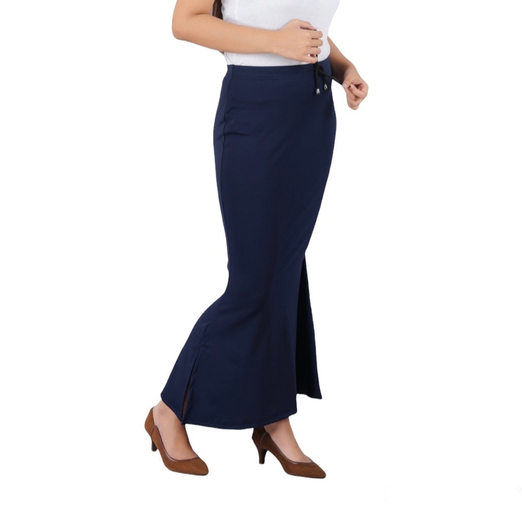 Navy blue Saree Shape wear, Saree Petticoat, stretchable Shapewear
