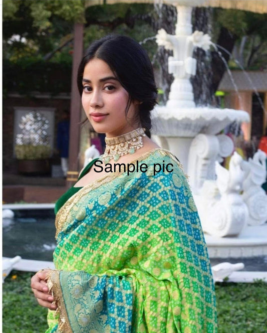 Pure georgette Bandini dupatta | Party wear dupatta