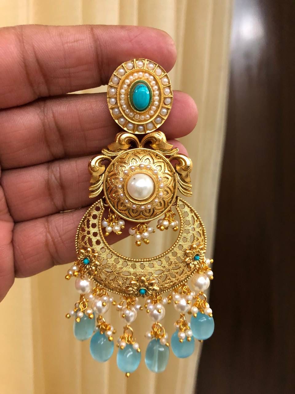 Chandbali earrings