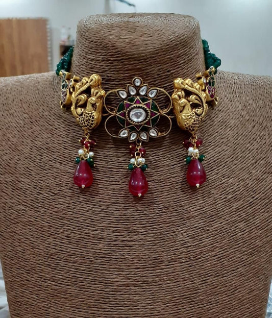 Jadau kundan choker | designer choker